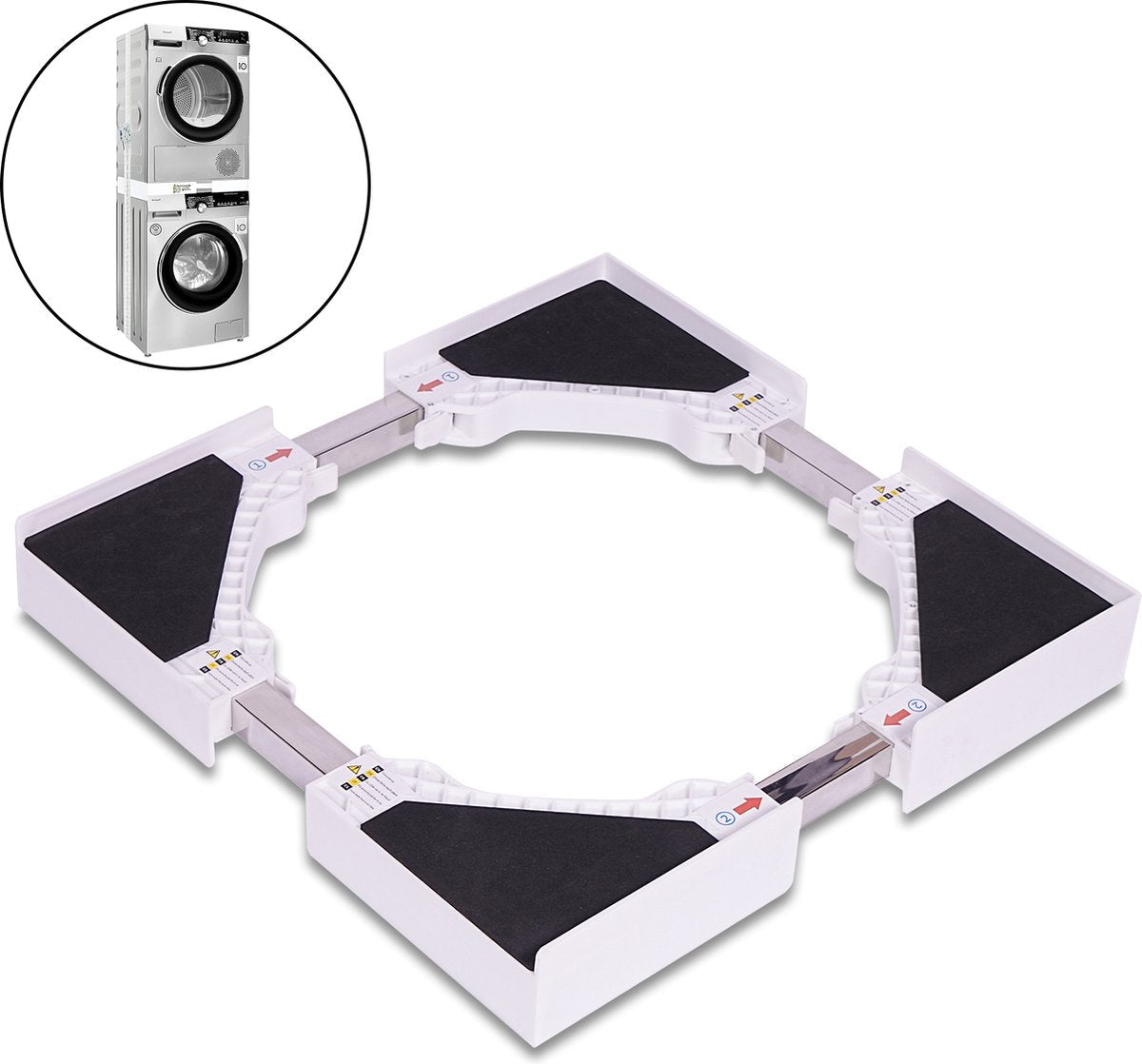 Wasmachine-droger Tussenstuk