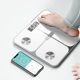 Digitale Slimme Personenweegschaal Wit