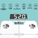 Digitale Slimme Personenweegschaal Wit