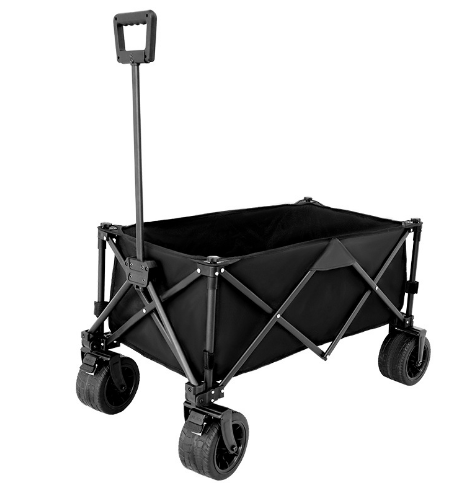 Bolderkar 120L Zwart