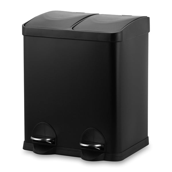 Prullenbak Met Pedaal 30L Zwart