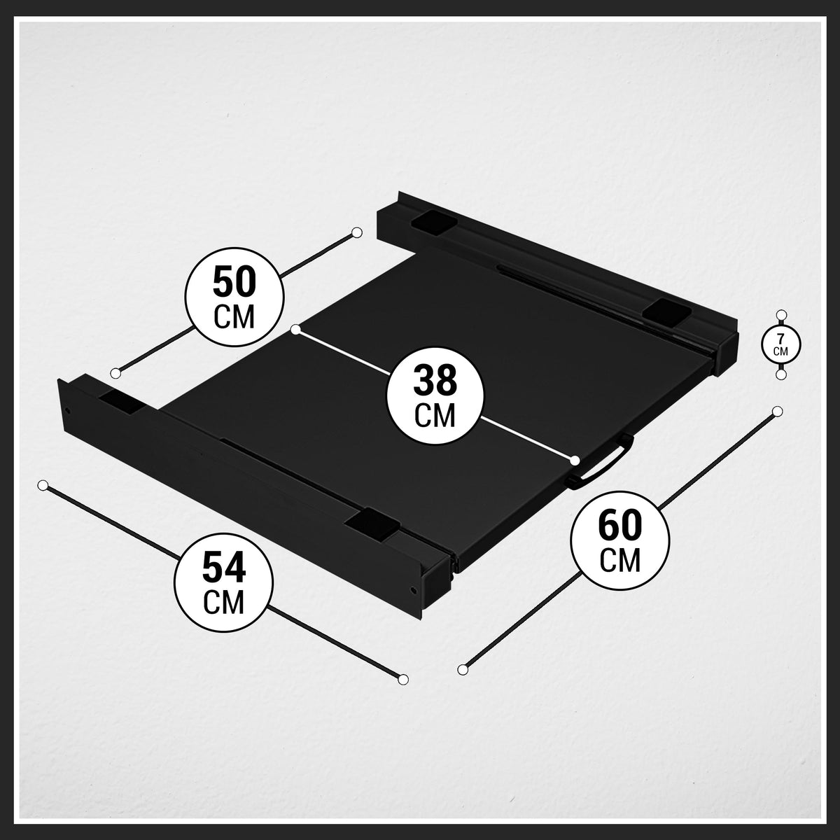Wasmachine-Droger Tussenstuk