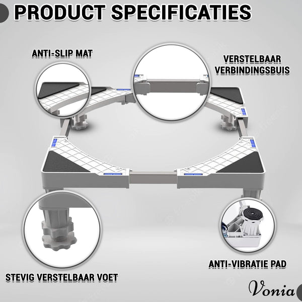 Wasmachine Verhoger Wit