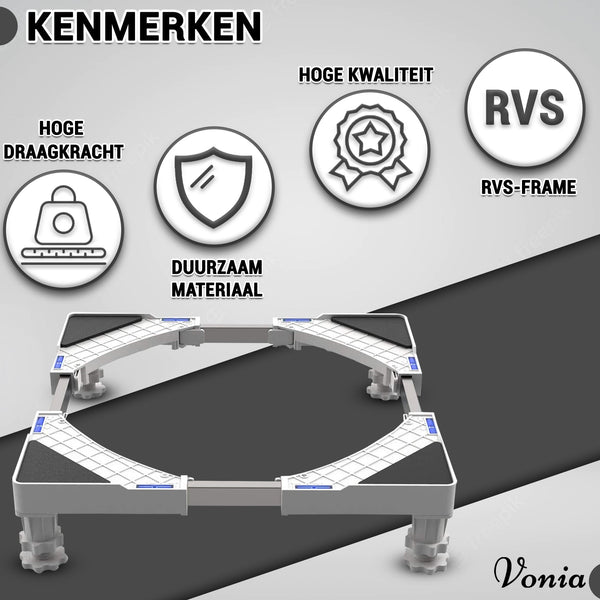 Wasmachine Verhoger Wit