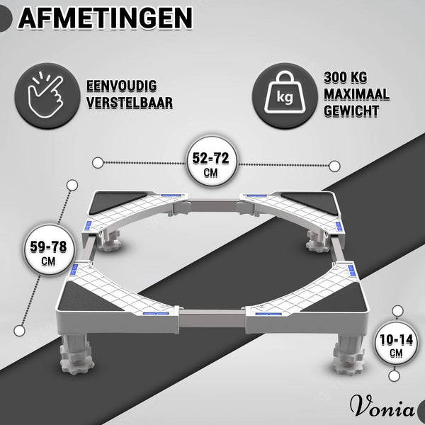 Wasmachine Verhoger Wit