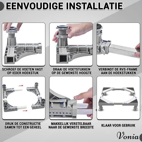 Wasmachine Verhoger Wit