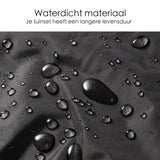 Beschermhoes voor tuinmeubelen - 213 x 132 x 74 cm - Zwart - Waterdicht - Afdekhoes