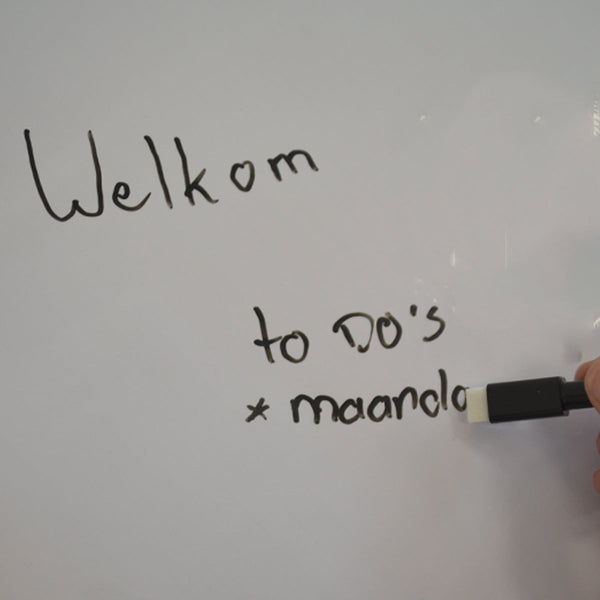Whiteboard Folie XL Elektrostatisch (300 x 60 cm)  - Whiteboard  - Beschrijfbare Muurfolie - Elektrostatische Whiteboardfolie - Schoolbord Folie - Memobord Folie - Elektrostatische Folie