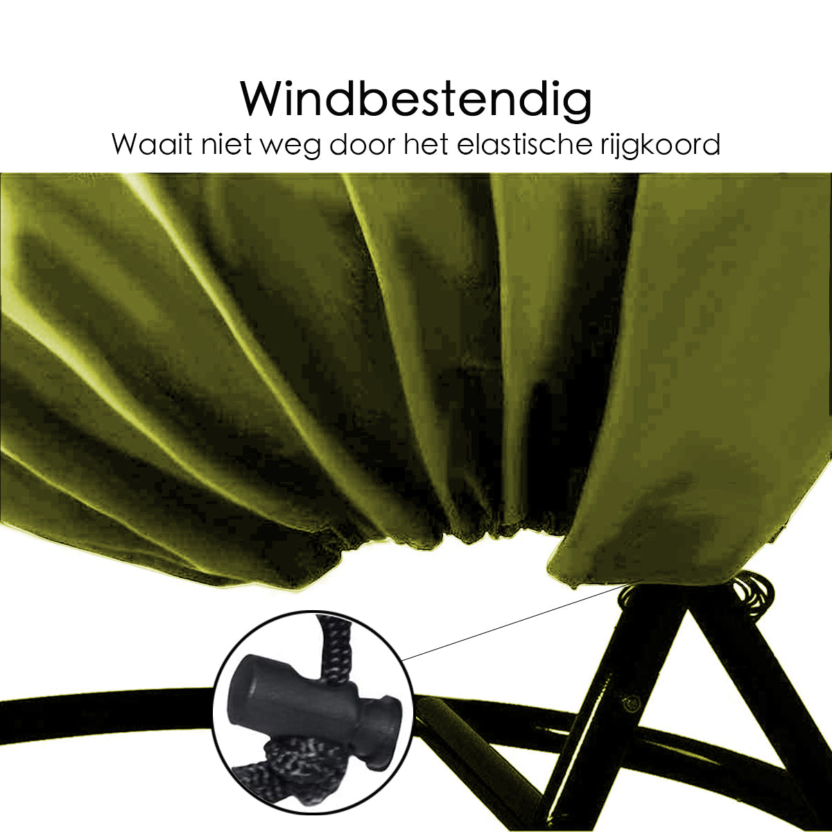 Egg Swing beschermhoes -  Beschermhoes Hangstoel Egg - Waterproof - Universeel model - Groen