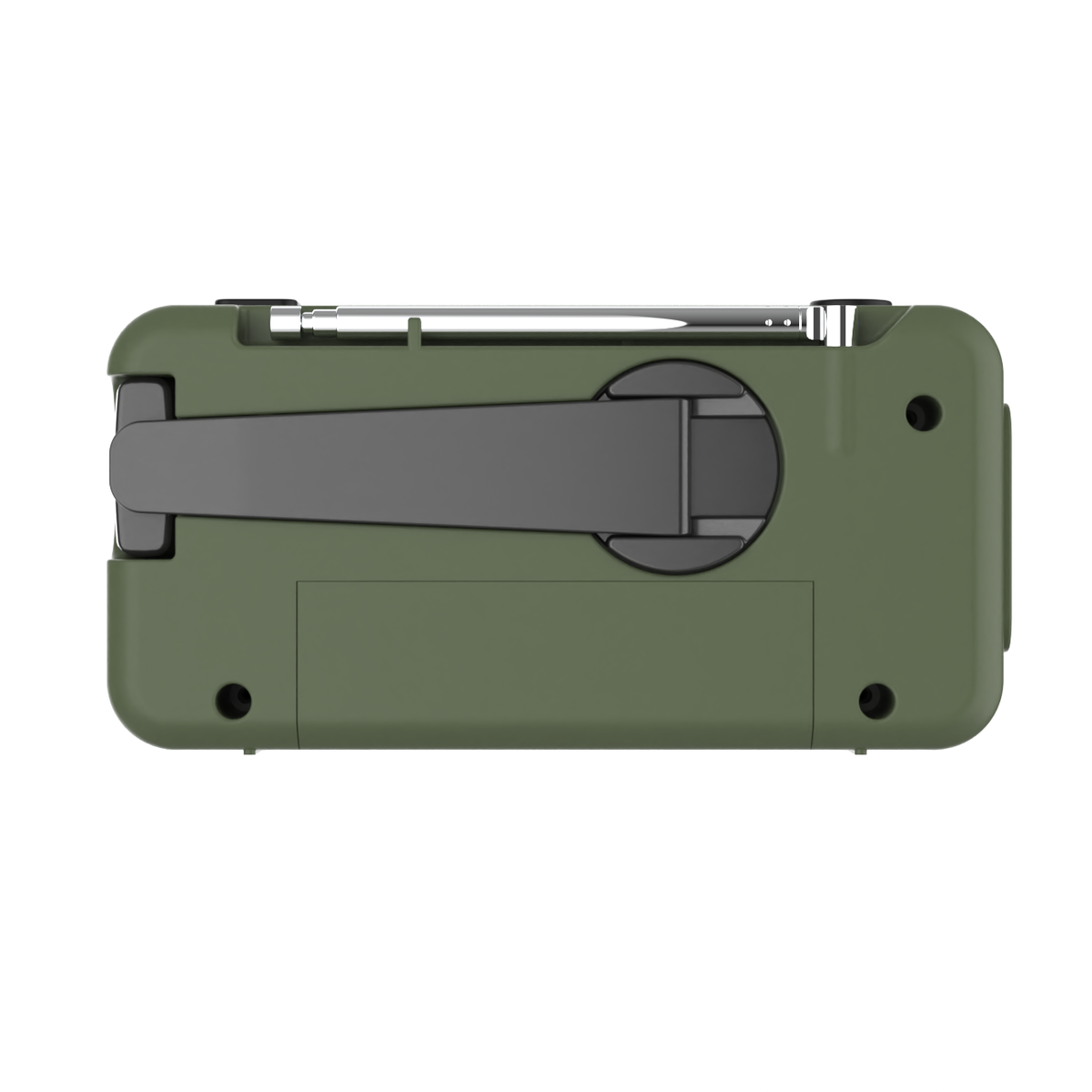Noodradio - Groen - Solar, Hand Crank & Powerbank – AM/FM/WB - Emergency Radio