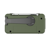 Noodradio - Groen - Solar, Hand Crank & Powerbank – AM/FM/WB - Emergency Radio