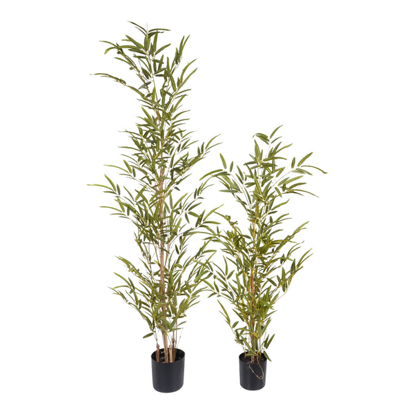 Kopu® Kunstplant Bamboe 90 cm - in zwarte pot - Nepplant