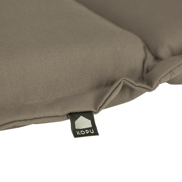 Kopu® Prisma Taupe 2 stuks Comfortabele Tuinkussen Hoge Rug - Taupe