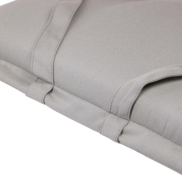 Kopu® Prisma Silver - Extra Comfortabel Ligbedkussen 195x60 cm - Grijs