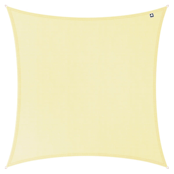 Kopu® Schaduwdoek 4x4m Vierkant Waterdicht 230 gram Zonnedoek - Creme