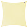Kopu® Schaduwdoek 4x4m Vierkant Waterdicht 230 gram Zonnedoek - Creme