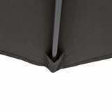 Kopu® Calma Parasolset Rond 300 cm met Hoes en Voet - Antraciet