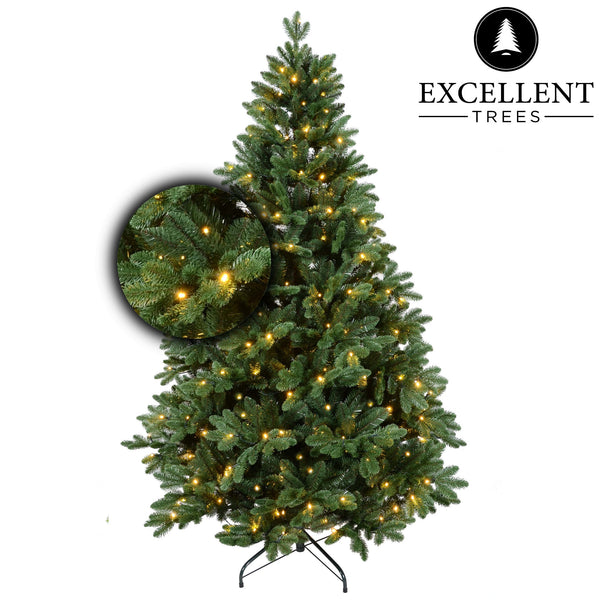 Premium Kerstboom Excellent Trees® LED Mantorp 150 cm met 190 Lampjes