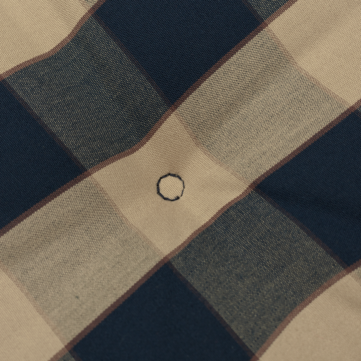 Kopu® Country Blue Lage Rug - Comfortabel Tuinkussen - Blauw