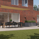Kopu® Schaduwdoek Rechthoek 2x4 m Waterdicht - Zonnedoek - Zand