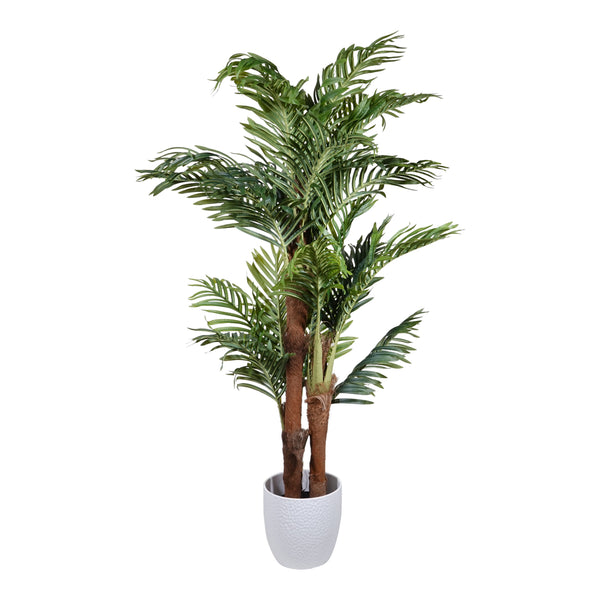 Kopu® Kunstplant Arecapalm 160 cm 3 Stammen - zwarte pot - Nepplant