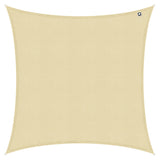 Kopu® Schaduwdoek Vierkant 5x5 m - 280 gram Waterdoorlatend - Creme