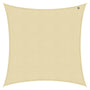 Kopu® Schaduwdoek Vierkant 5x5 m - 280 gram Waterdoorlatend - Creme