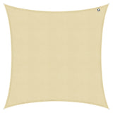 Kopu® Schaduwdoek Vierkant 5x5 m - 280 gram Waterdoorlatend - Creme