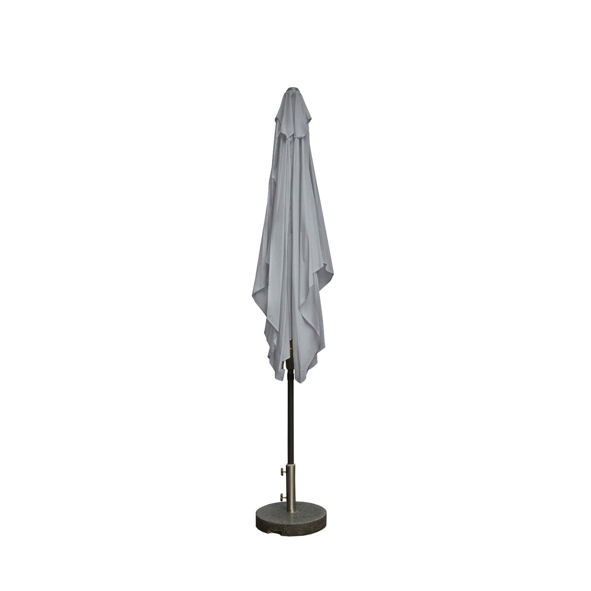 Kopu® Bilbao Parasolset Rechthoekig  150x250 cm met Voet - Lichtgrijs