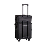 Pedicurekoffer met Wieltjes - Zwart - 60x41x30 cm - Pedicure case - Ambulante Pedicure Koffer
