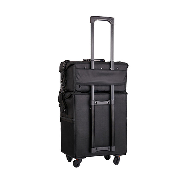 Pedicurekoffer met Wieltjes - Zwart - 60x41x30 cm - Pedicure case - Ambulante Pedicure Koffer