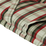 Kopu® Bradford - Comfortabel Tuinkussen met Hoge Rug - Rood/Grijs