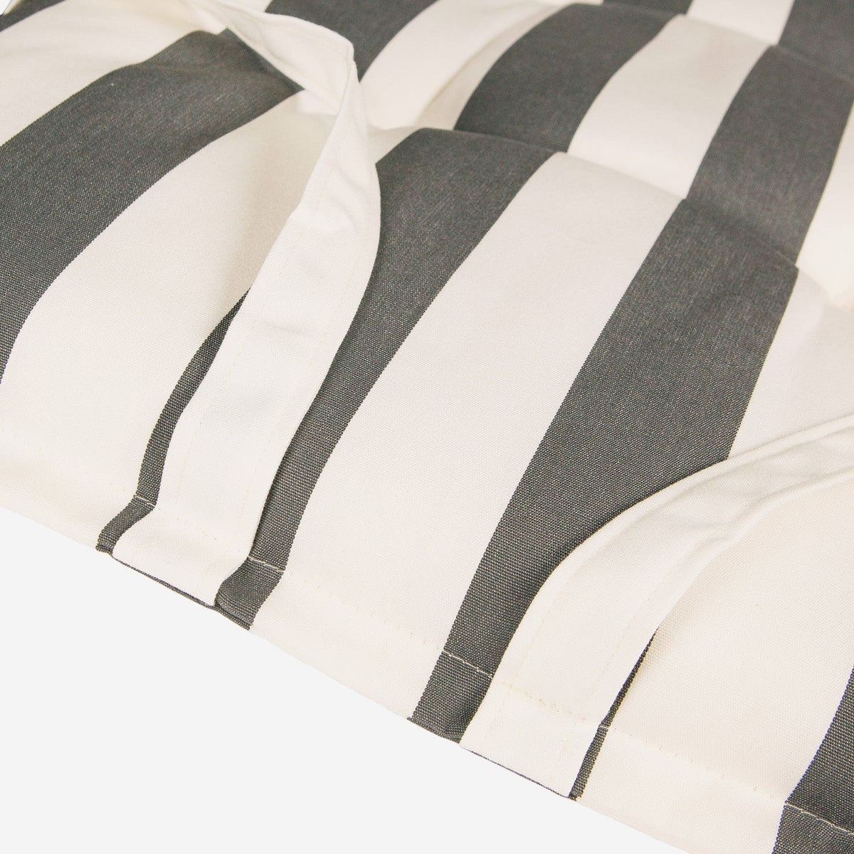 Kopu® Mila Grey 150 cm - Hoogwaardig Bankkussen - Gestreept