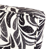 Kopu® Retro Flower Loungekussenset Zit en Rug 60 cm - Black