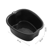 Voetbad - Zwart - 37 x 33 x 15 CM - Voetenbad - Massagebad - Ontspanning