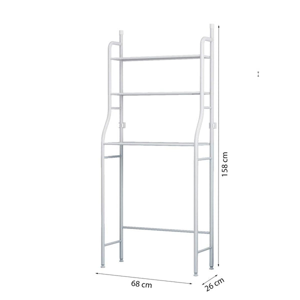Wasmachine Ombouw - Wit - Universeel - Wasmachine Organizer - Wasmachine Kast