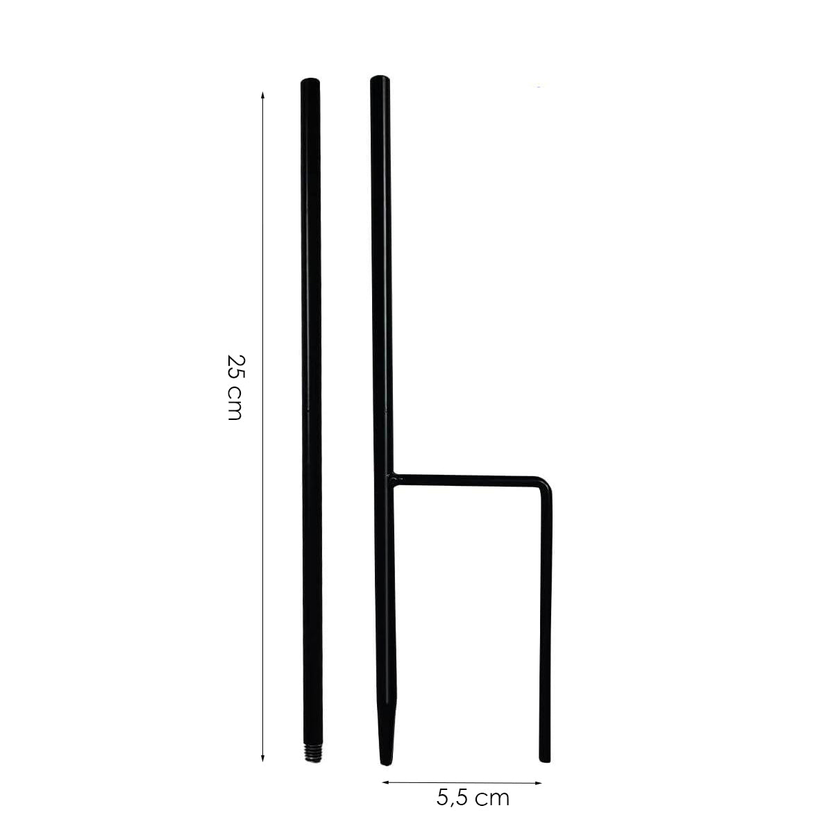 Regenmeter - Regenmeter op Voet - Neerslagmeter - Regenmeter met Grondpen