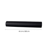 Verduisteringsfolie Zwart 45 x 200 cm - Zelfklevende Raamfolie voor Complete Verduistering - DIY Set