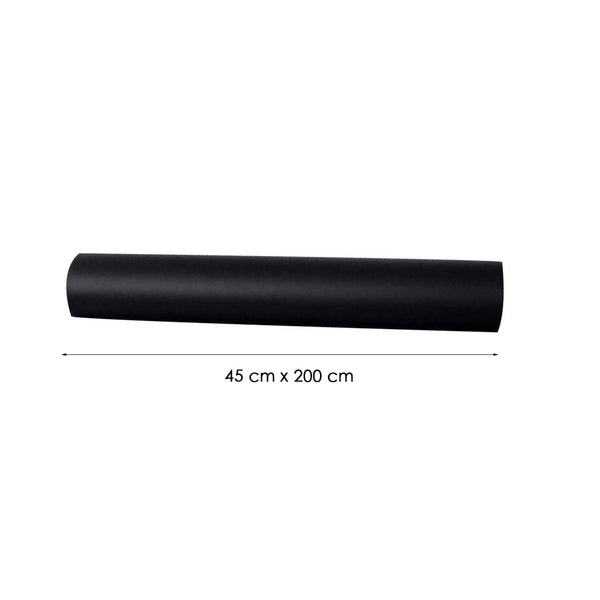 Verduisteringsfolie Zwart 45 x 200 cm - Zelfklevende Raamfolie voor Complete Verduistering - DIY Set
