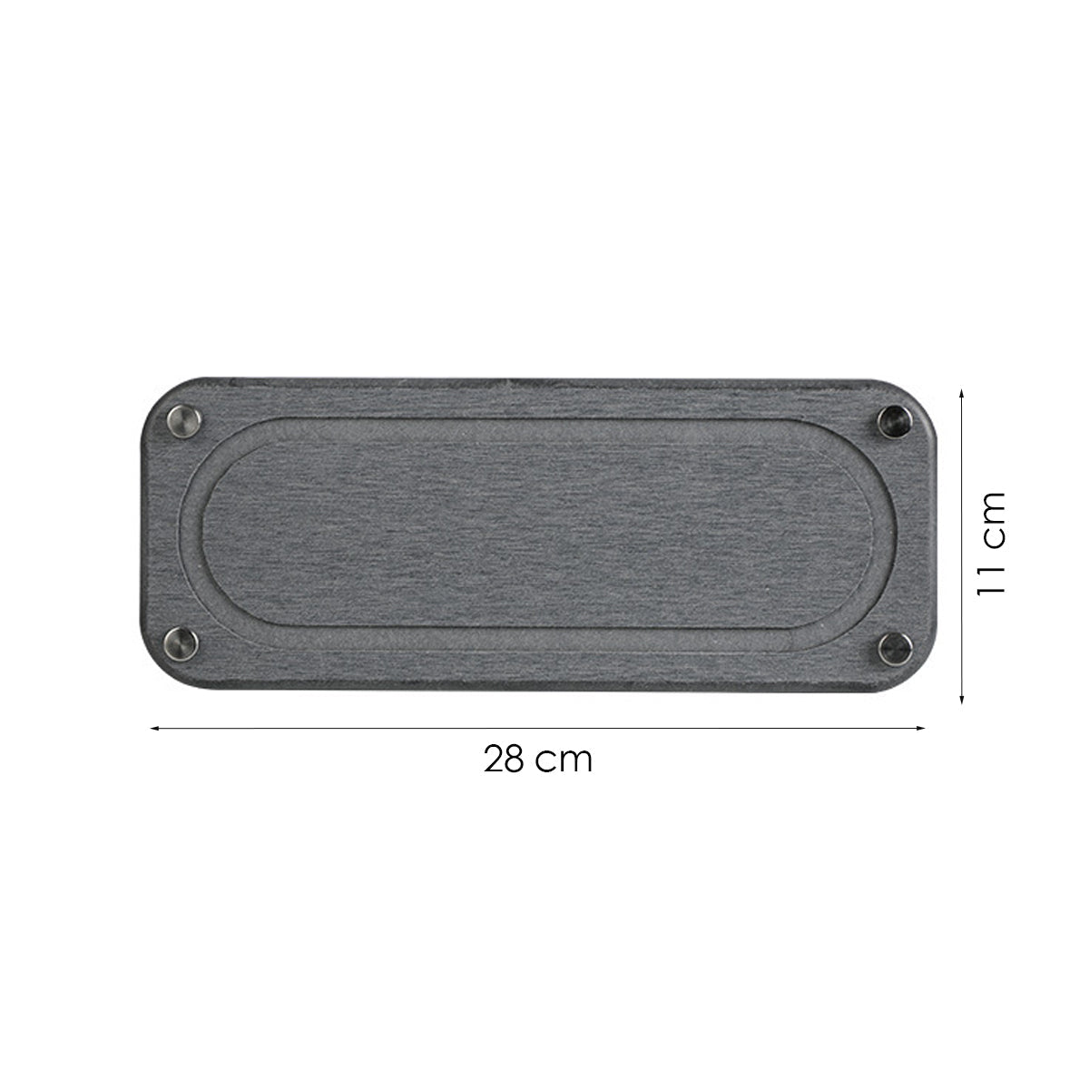 Sink Organizer - Grijs - 28 x 11 cm - Home Sink Organizer - Badkamerplankje - Gootsteen Organizer