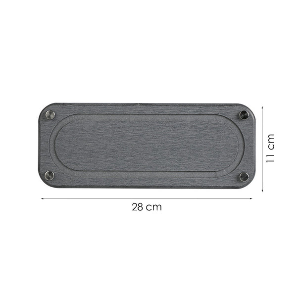 Sink Organizer - Grijs - 28 x 11 cm - Home Sink Organizer - Badkamerplankje - Gootsteen Organizer