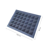 Droogloopmat voor Buiten en Binnen - 120 x 90 cm - Grijs - Op Maat te Maken - Schoonloopmat - Deurmat