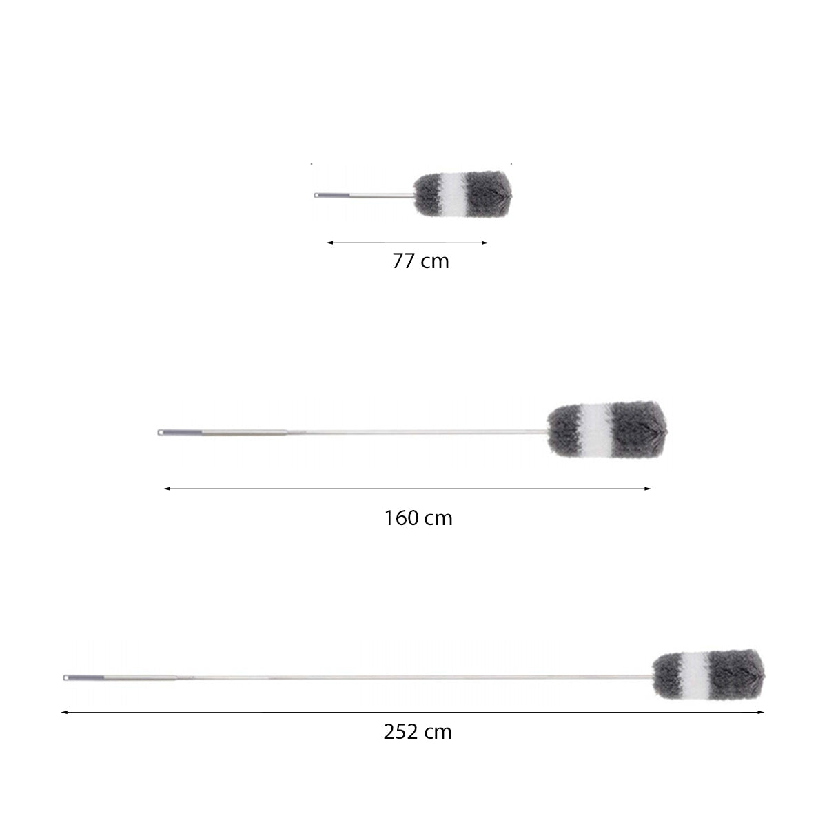 Plumeau Uitschuifbaar - Tot 252 cm Uitschuifbaar - Ragebol - Plumeau Uitschuifbaar tot 245 cm - Wasbaar Microvezel
