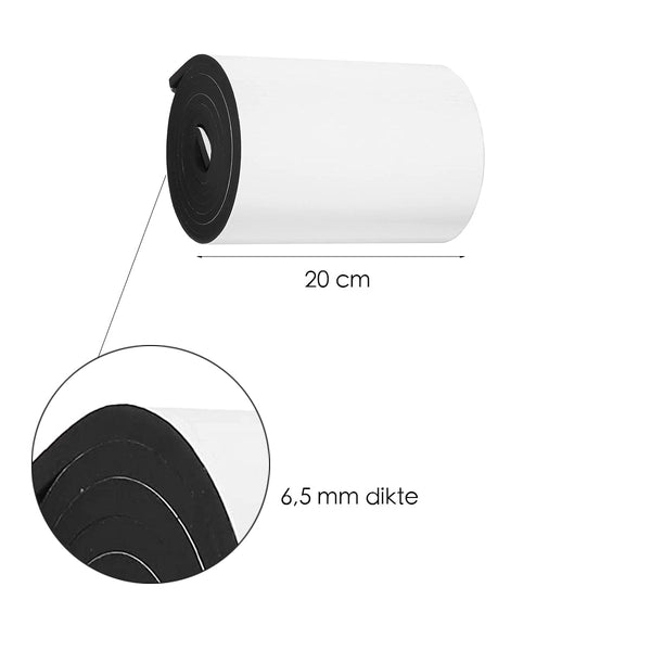 Stootstrip Muurbeschermer Garage - 200x20cm - Zelfklevend Autodeur Beschermer - Stootrand Foam - Autodeur Beschermer - Garage Stootrand
