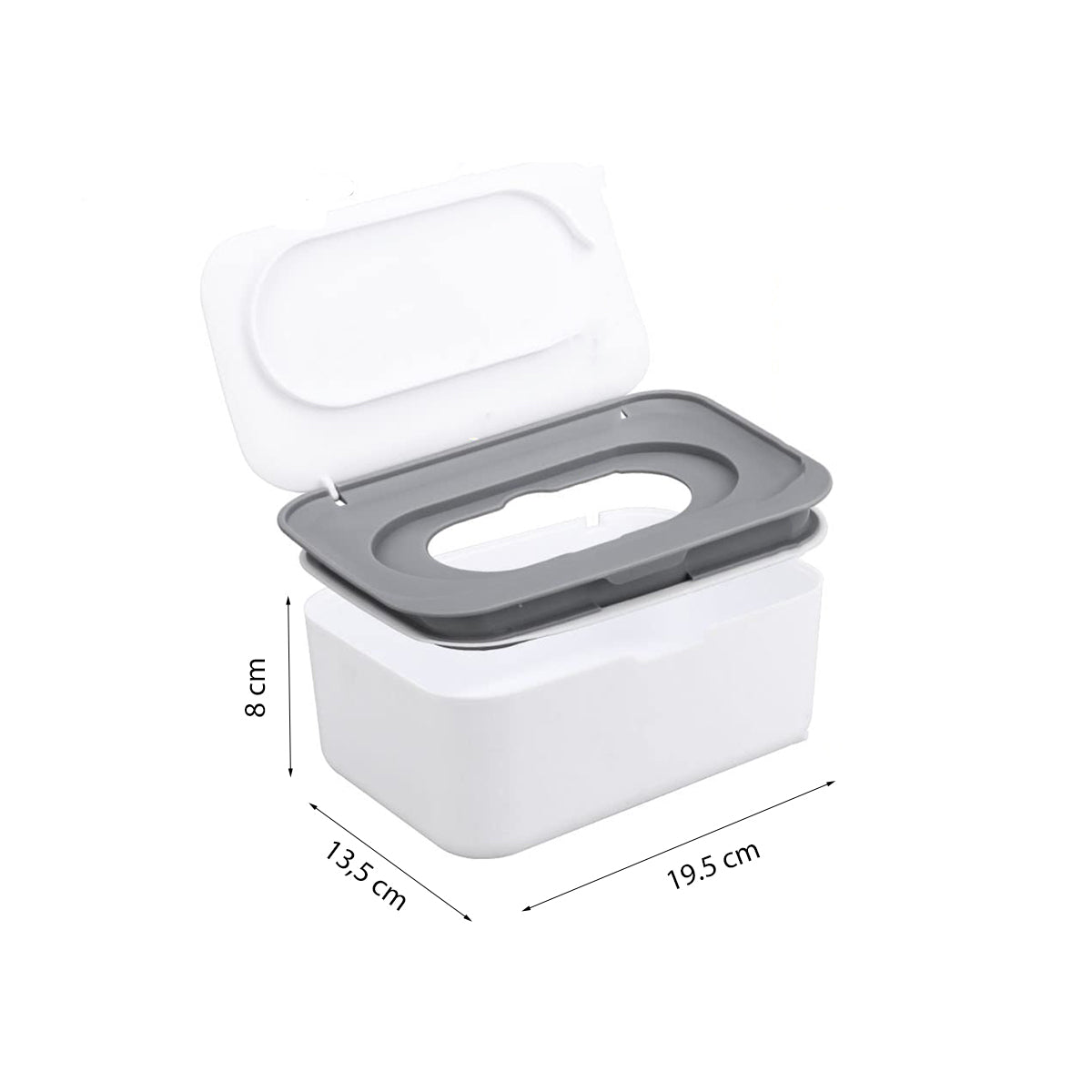 Billendoekjes Houder - Wit - Billendoekjesdoos - Tissuedoos - Tissuebox - Billendoekjesbox