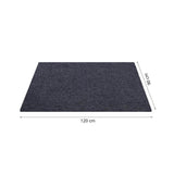 Bureaustoelmat - 120 x 90 cm - Zwart - Bureaustoel mat - Vloerbeschermer Bureaustoel - Bureaustoelmat