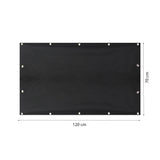 Verduisteringsdoek 120 x 70 cm - 100% Verduistering - Eenvoudige installatie met Zuignappen - Donker Maken - Verduisteringsgordijn