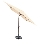 Kopu® Altea Parasolset Vierkant 230x230 cm met Hoes en Voet - Creme