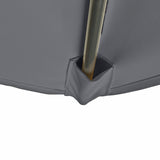 Kopu® rechthoekige parasol Bilbao 150x250 cm met hoes - Grey