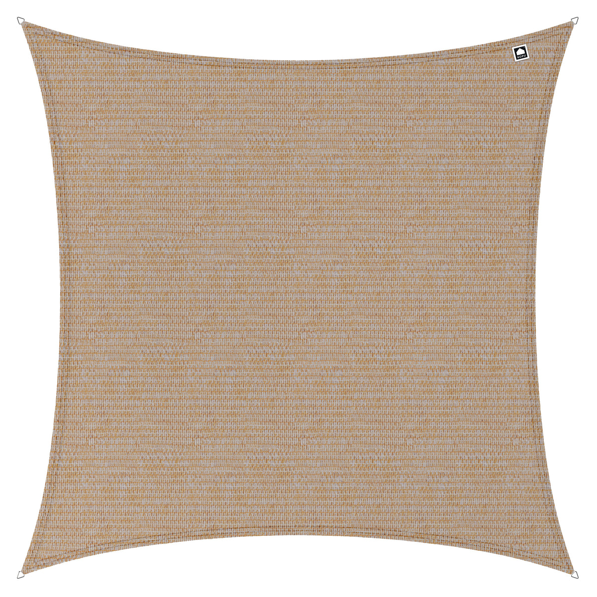 Kopu® Schaduwdoek Vierkant 280 gram Waterdoorlatend 3x3 m - Beach